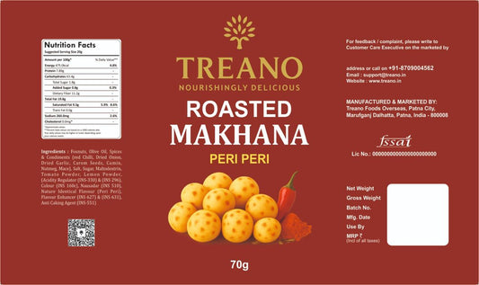 Treano Peri Peri Roasted Makhana
