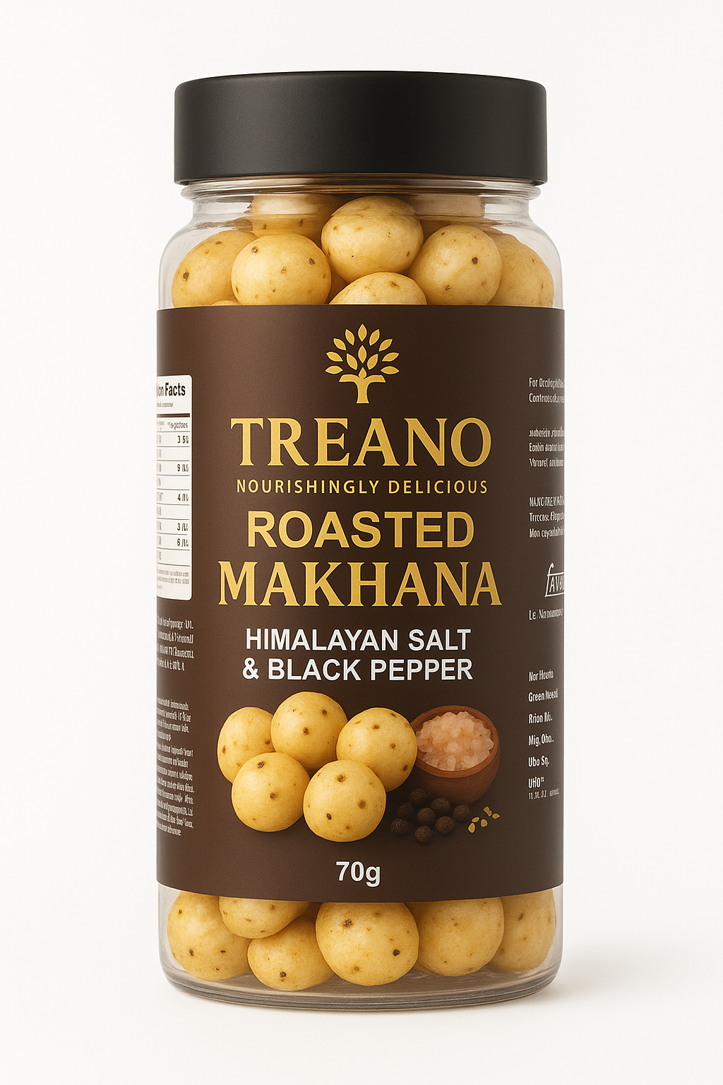 Treano Himalayan Salt & Black Pepper Roasted Makhana