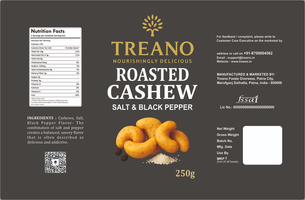 Treano Roasted Flavoured Cashews