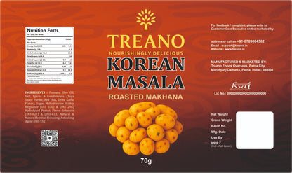 Treano Korean Masala Roasted Makhana